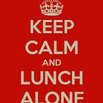 lunch alone