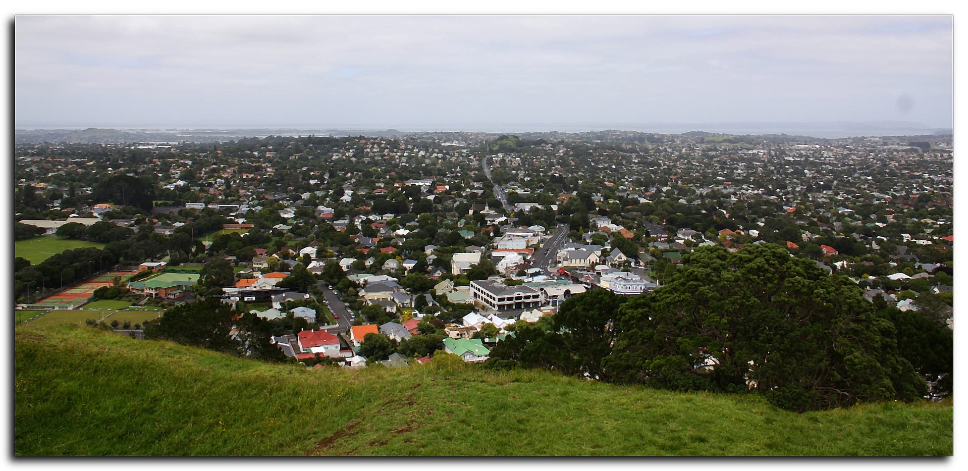 View from Mount eden