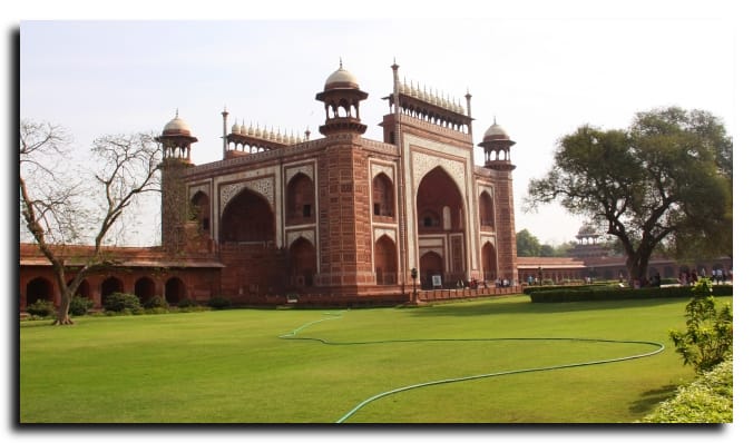 Entrance of Taj Mahal